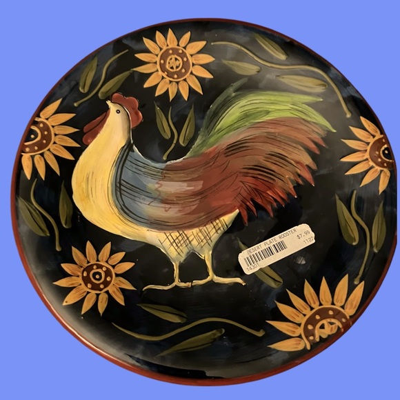 Sunrise Rooster Set of 3 Certified International Susan Winget Salad Plates 8.5” - Picture 2 of 7